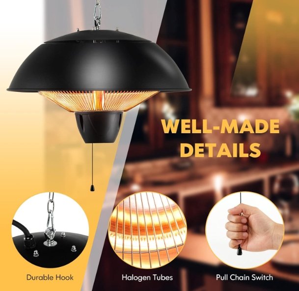 3D flame electric heater